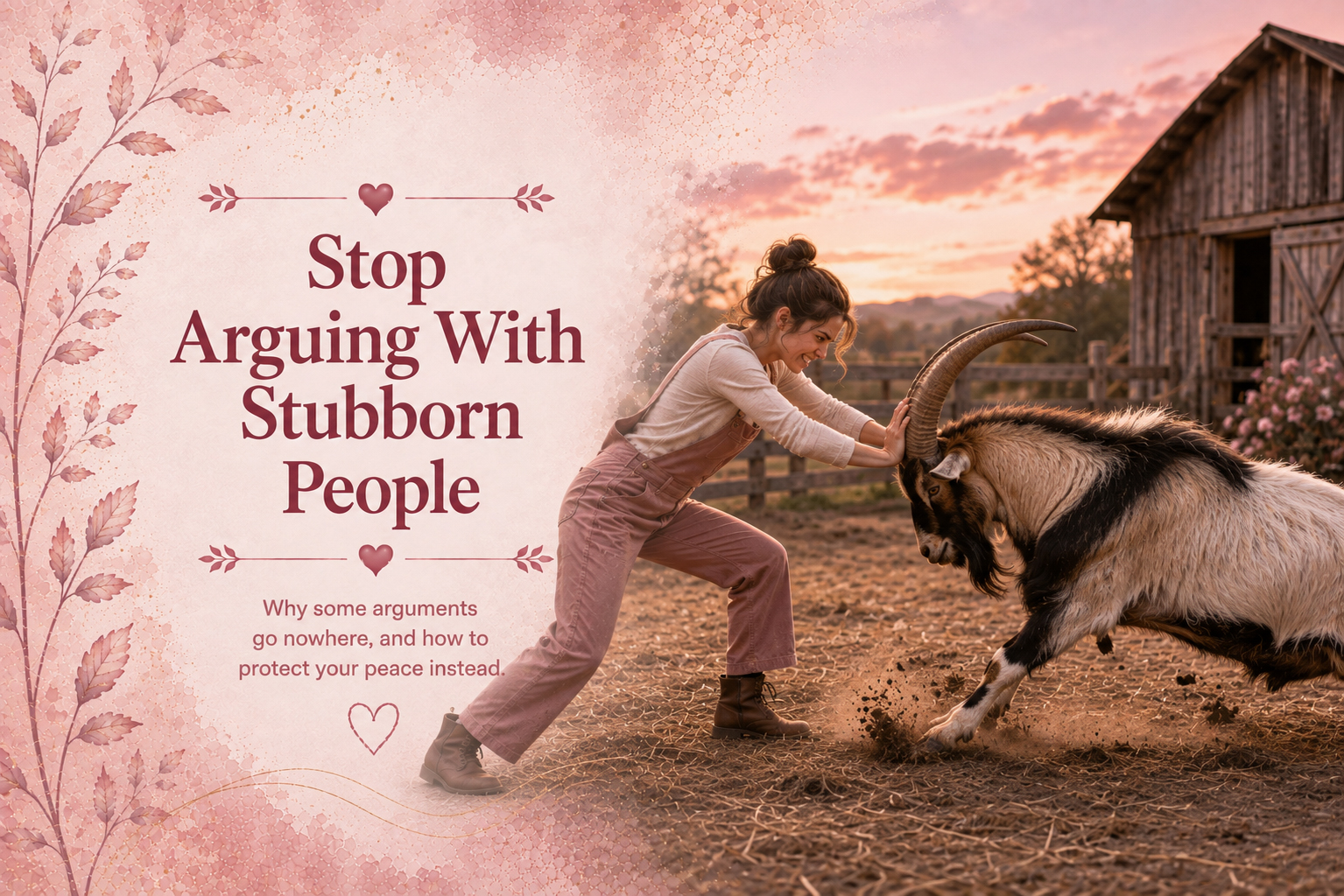 Stop Arguing With Stubborn People: Protect Your Peace