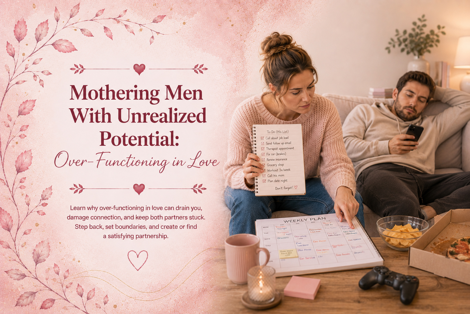 Mothering Men With Unrealized Potential: Over-Functioning in Love