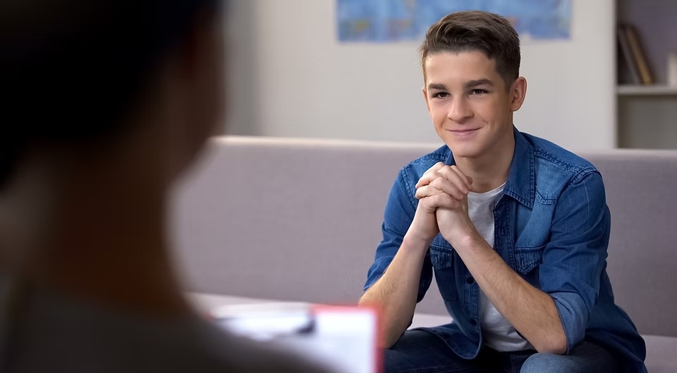 A client in an individual therapy session